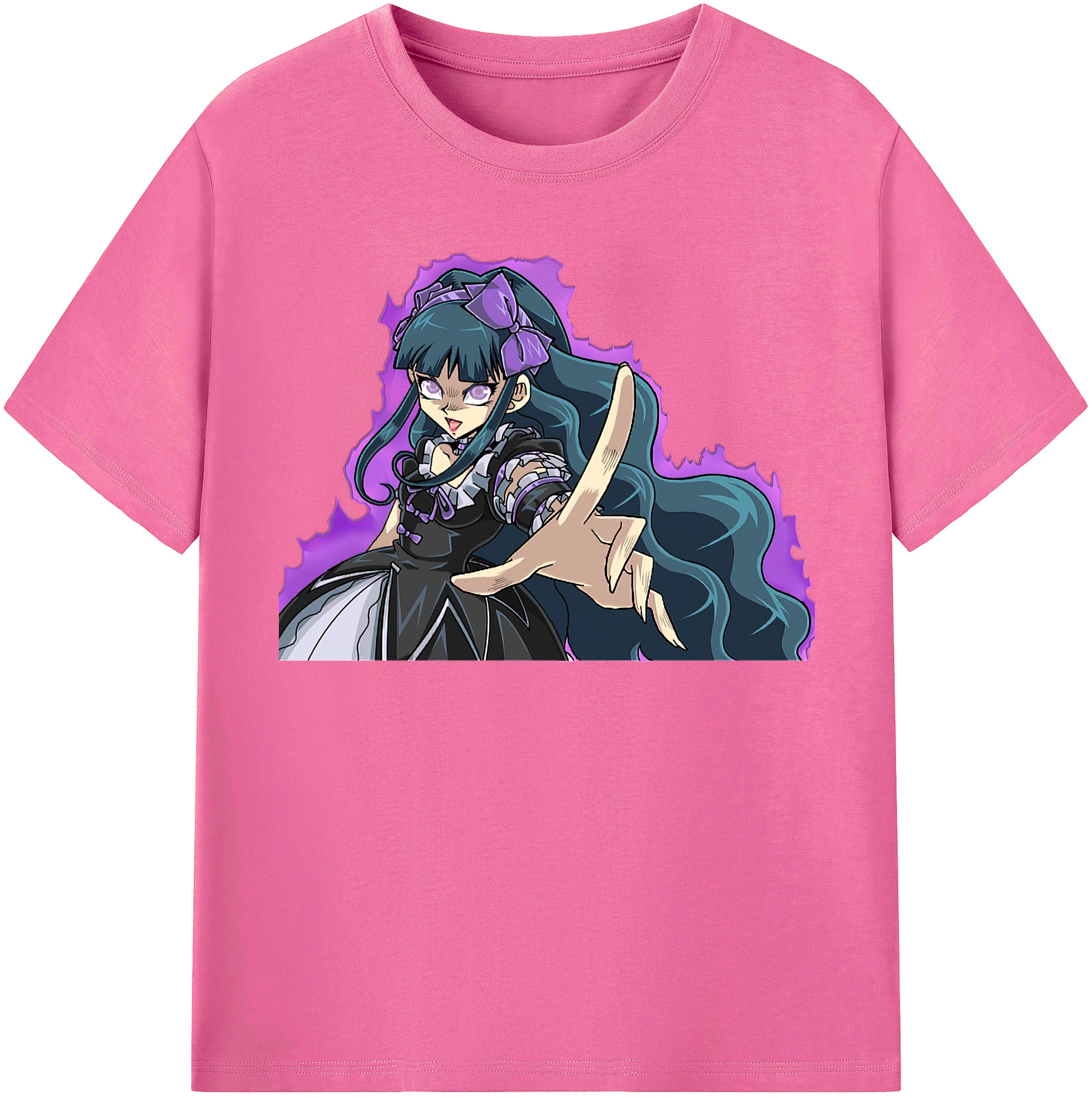 （画像用） 遊☆戯☆王 Yu-Gi-Oh! レディースカジュアルプリントTシャツ（綿100％）